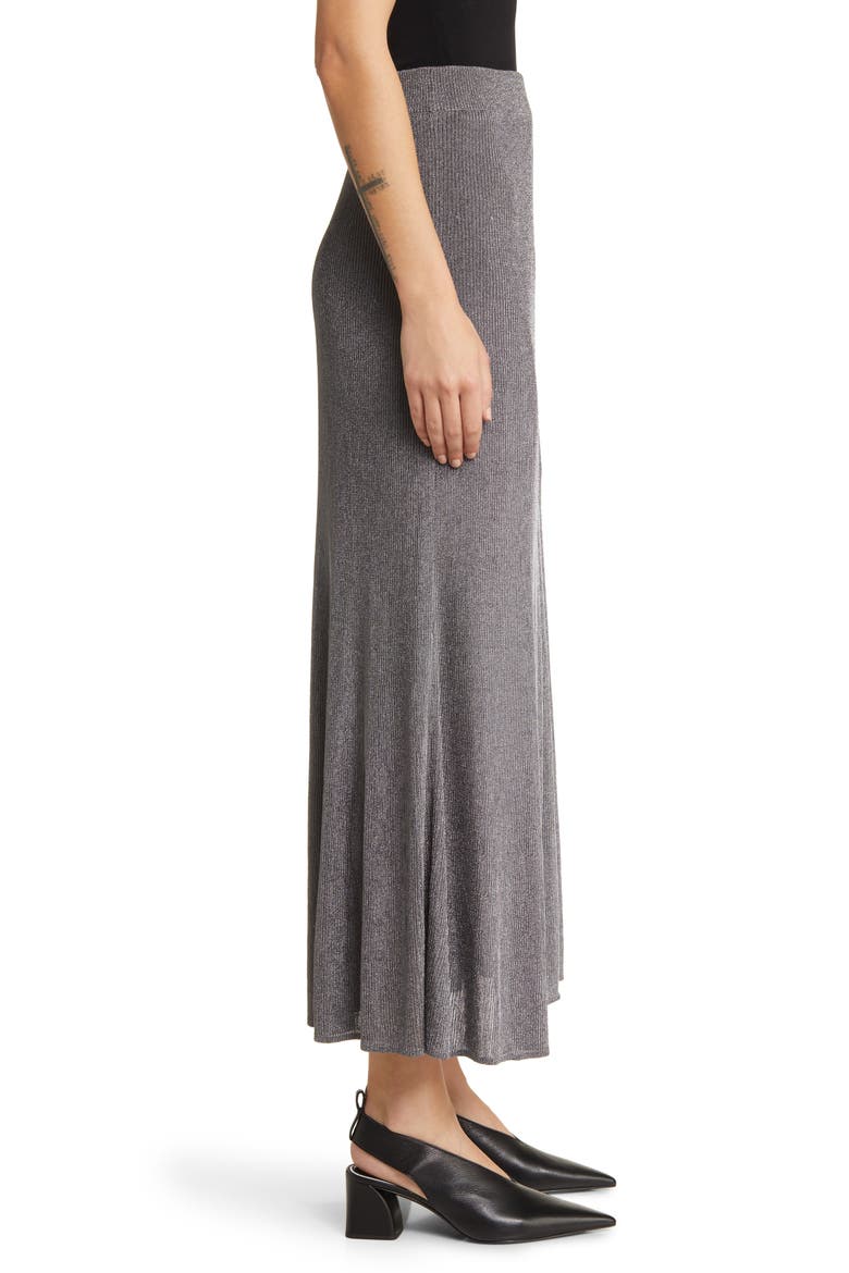Flare Maxi Sweater Skirt, Alternate, color, GREY DARK