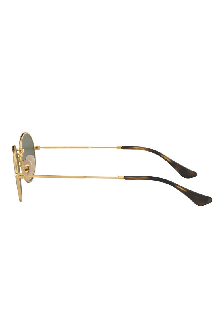 48mm Oval Sunglasses, Alternate, color, GOLD GREEN