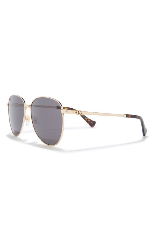Gucci 60mm Aviator Sunglasses In Multi