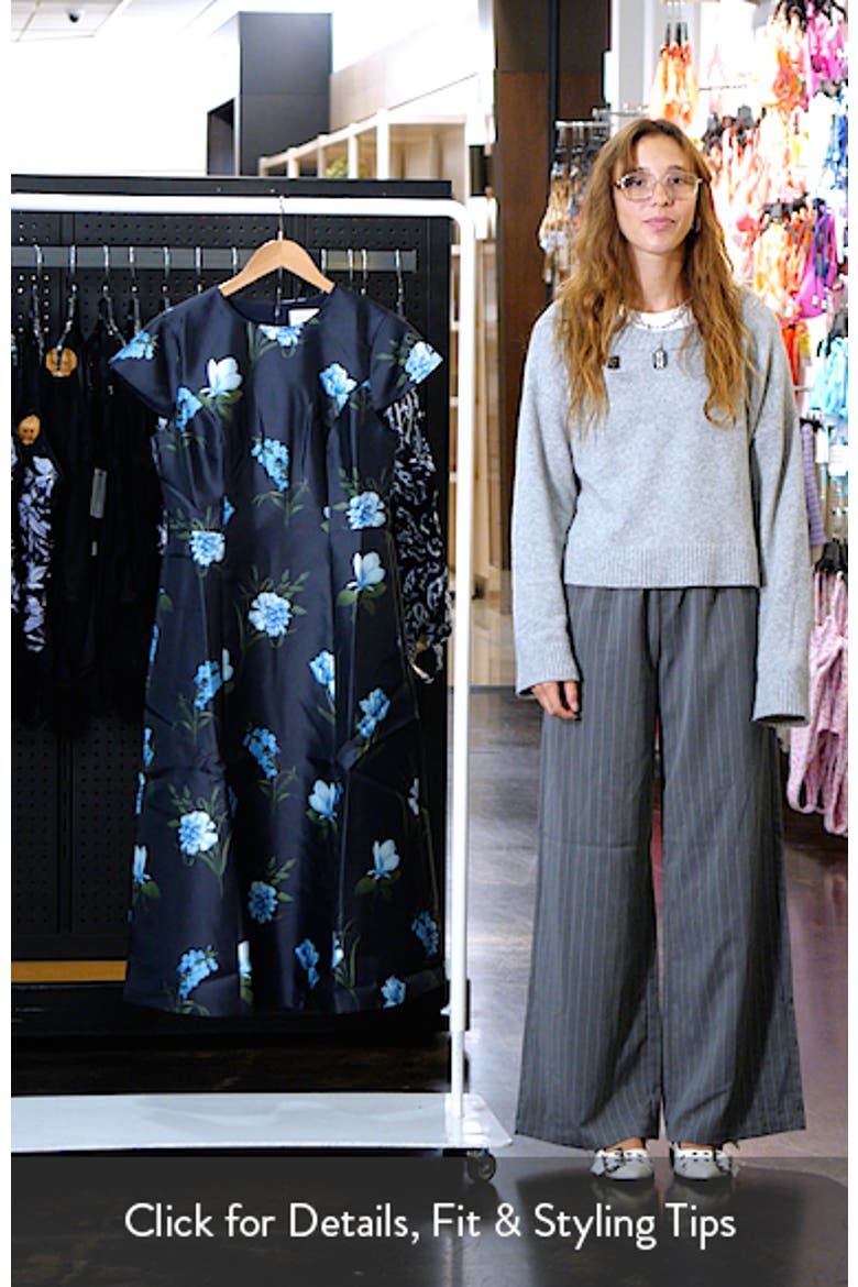 Jackie Print Flare Midi Dress video