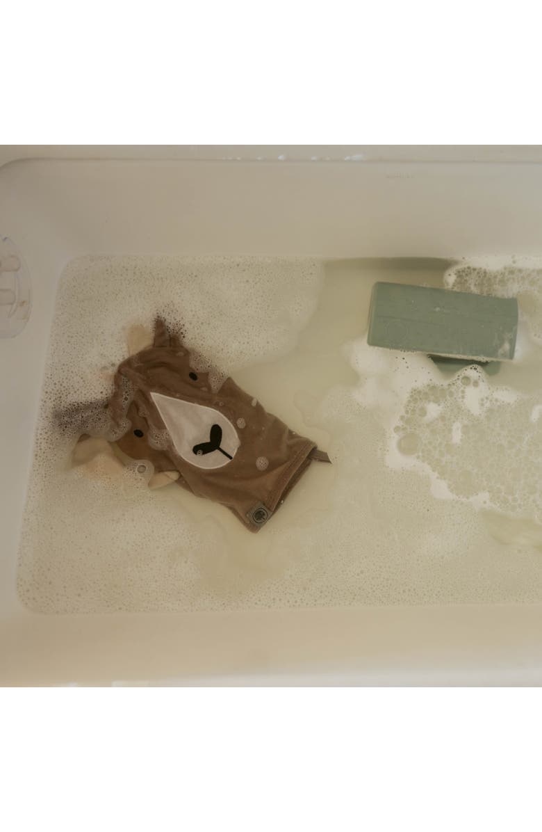 Parker Baby Co. Washcloth Critter Mitt, Alternate, color, Llama