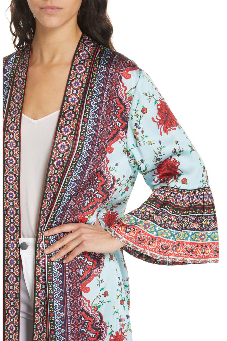 Dottie Reversible Long Duster, Alternate, color, CHERRY BORDER/ CREST TILE POP