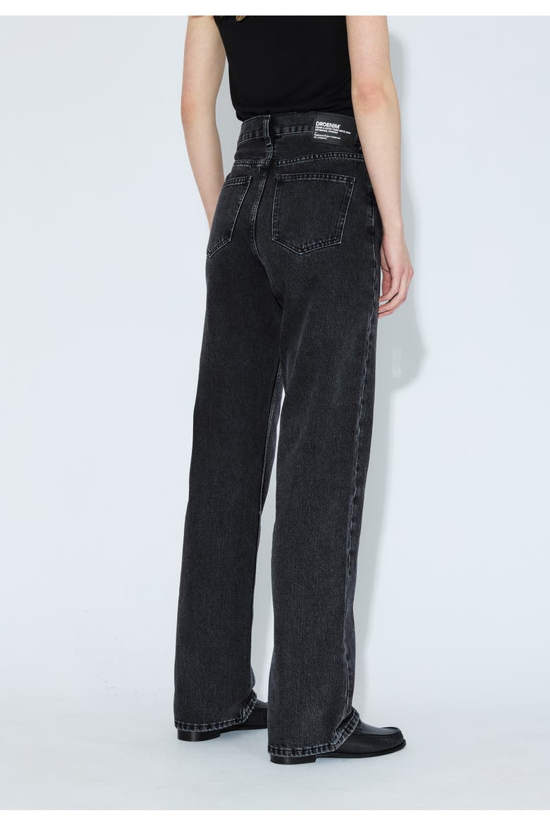 Echo High Straight Rigid Jeans, Alternate, color, Retro black