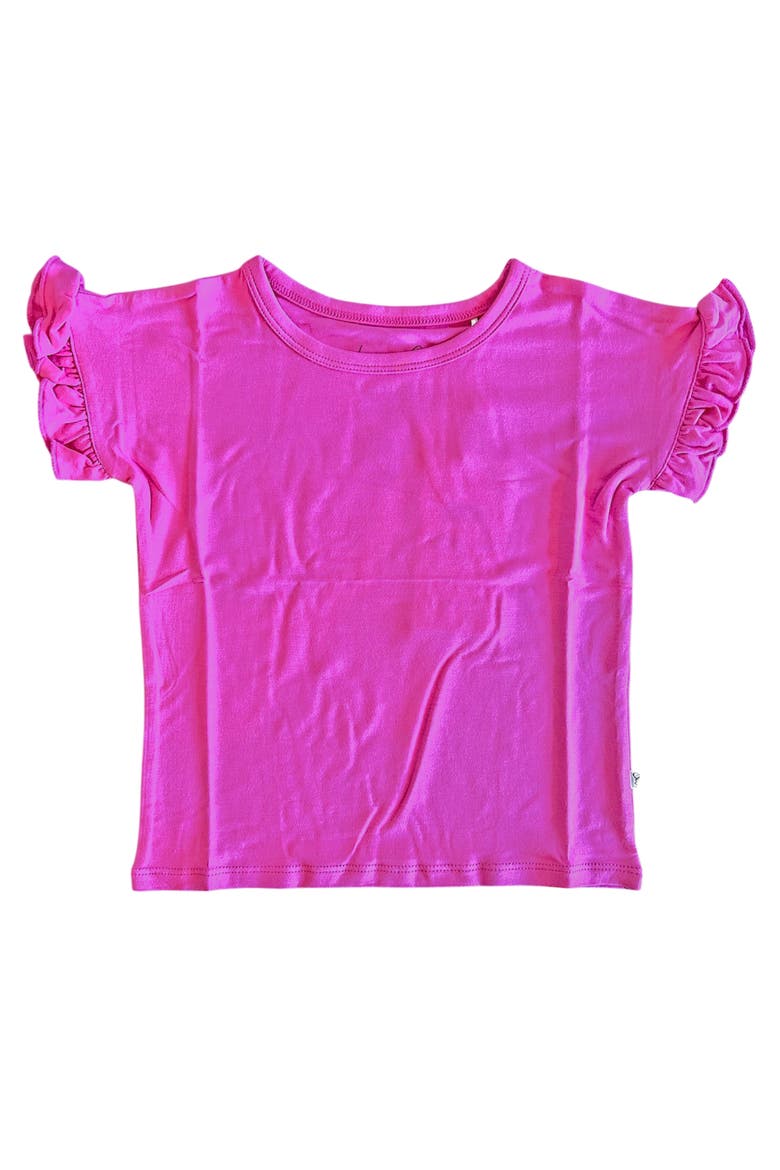 Korrie Ruffle Tee, Main, color, Pink