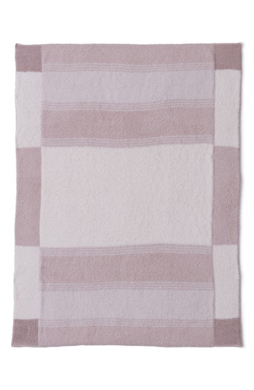 Barefoot Dreams Cozychic® Costa Colorblock Stroller Blanket In Pink