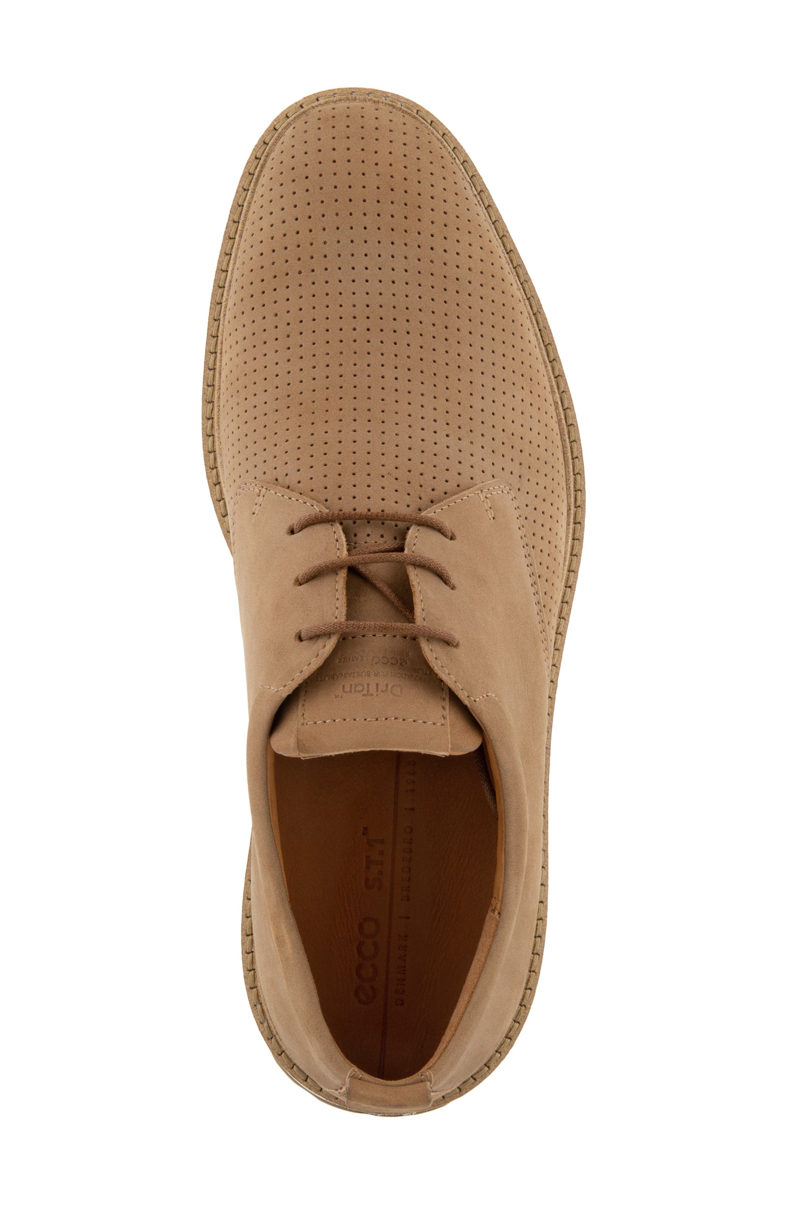 ST.1 Hybrid Perforated Plain Toe Derby, Alternate, color, CASHMERE
