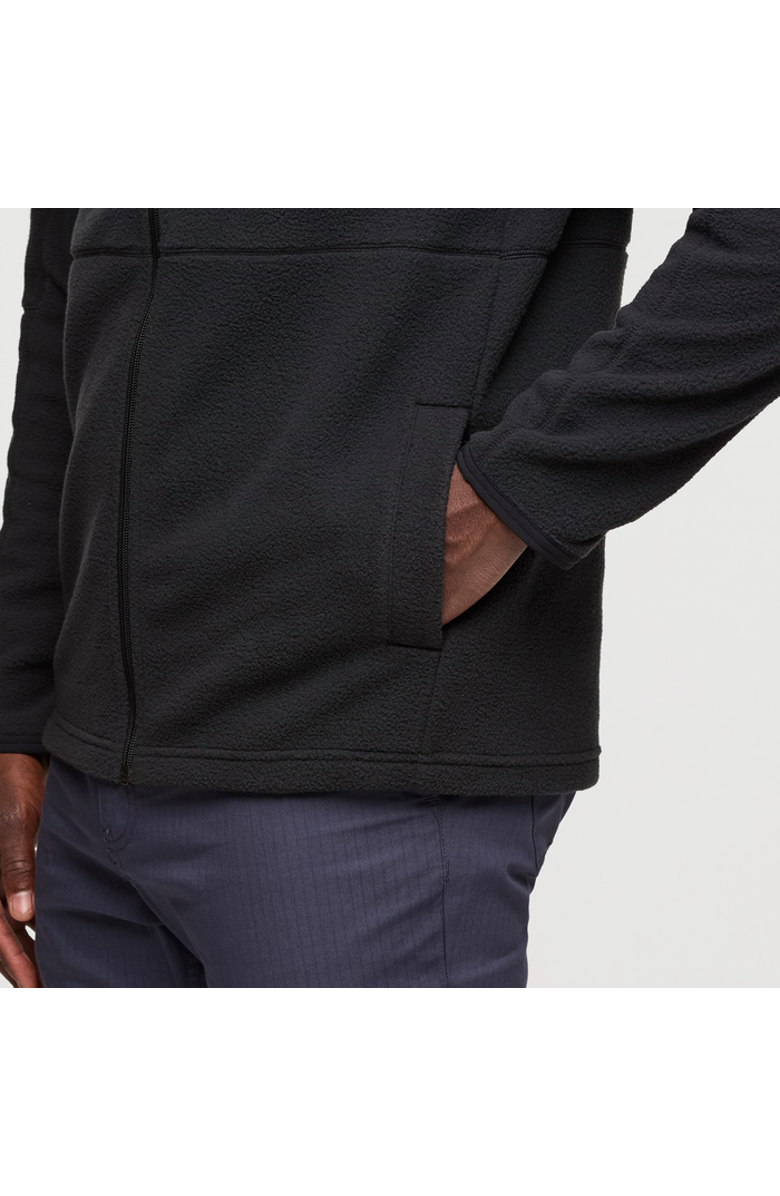 Cotopaxi Abrazo Fleece Full-Zip Jacket - Men's, Alternate, color, Cotopaxi Black