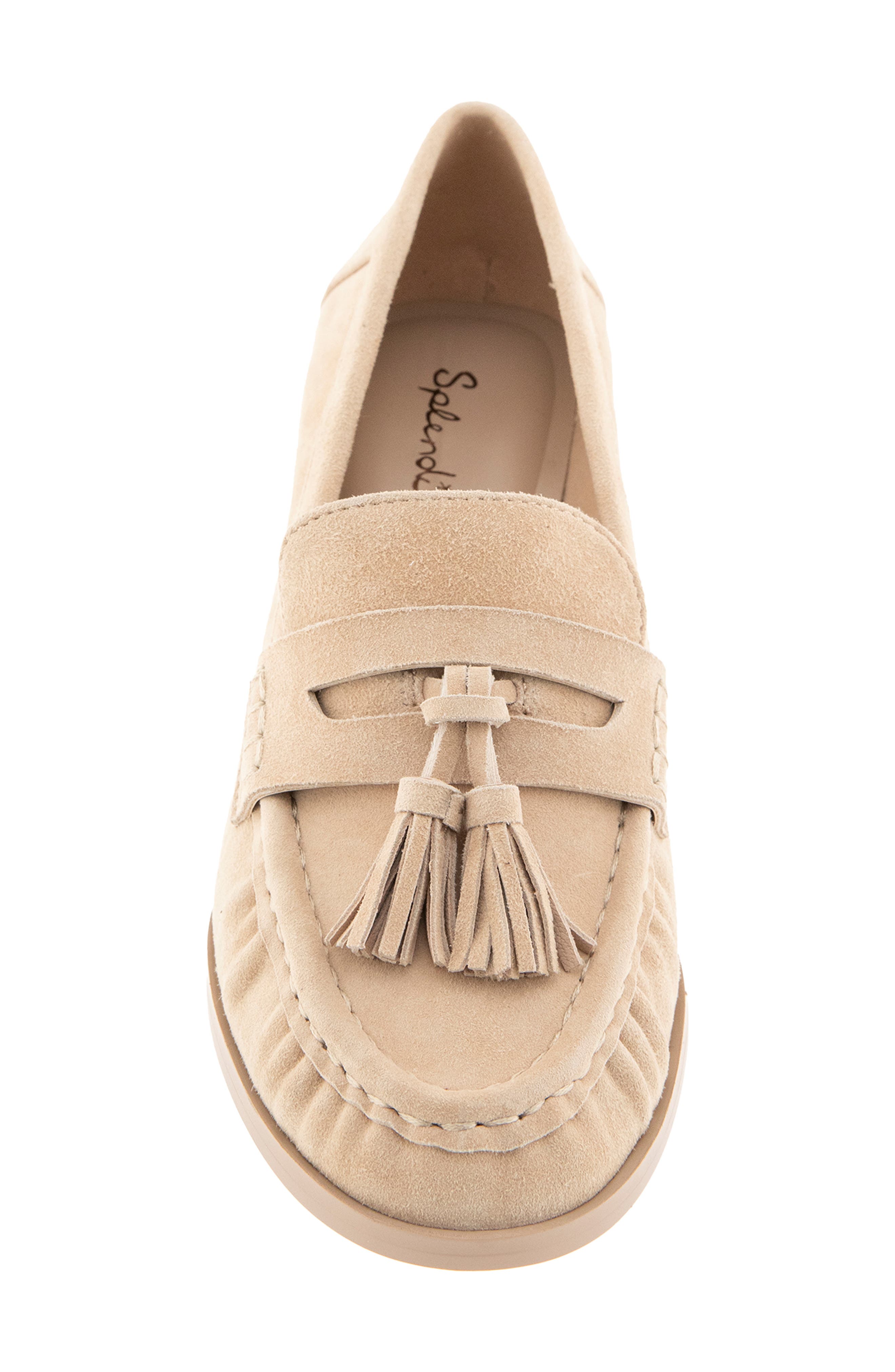 Martha Tassel Loafer Pump, Alternate, color, CAMEL BEIGE