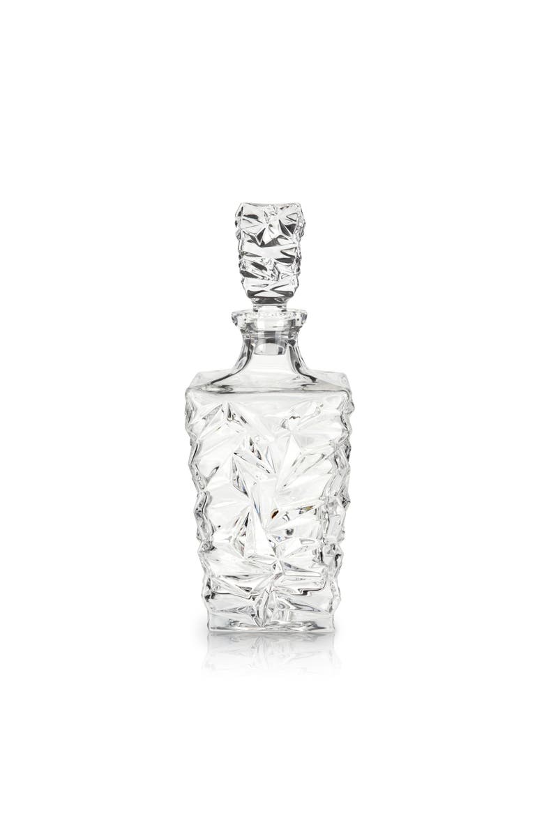 Viski Prism Crystal Whiskey Decanter, Main, color, Clear
