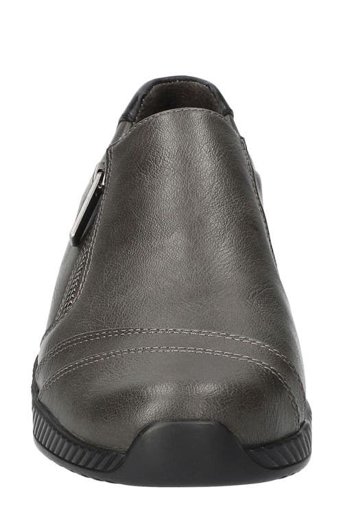 Easy Street Karol Zip Sneaker In Brown
