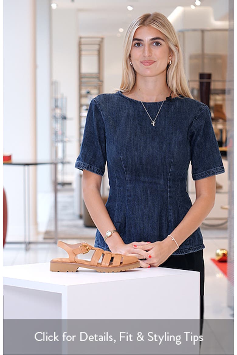 Tatiana Fisherman Sandal video