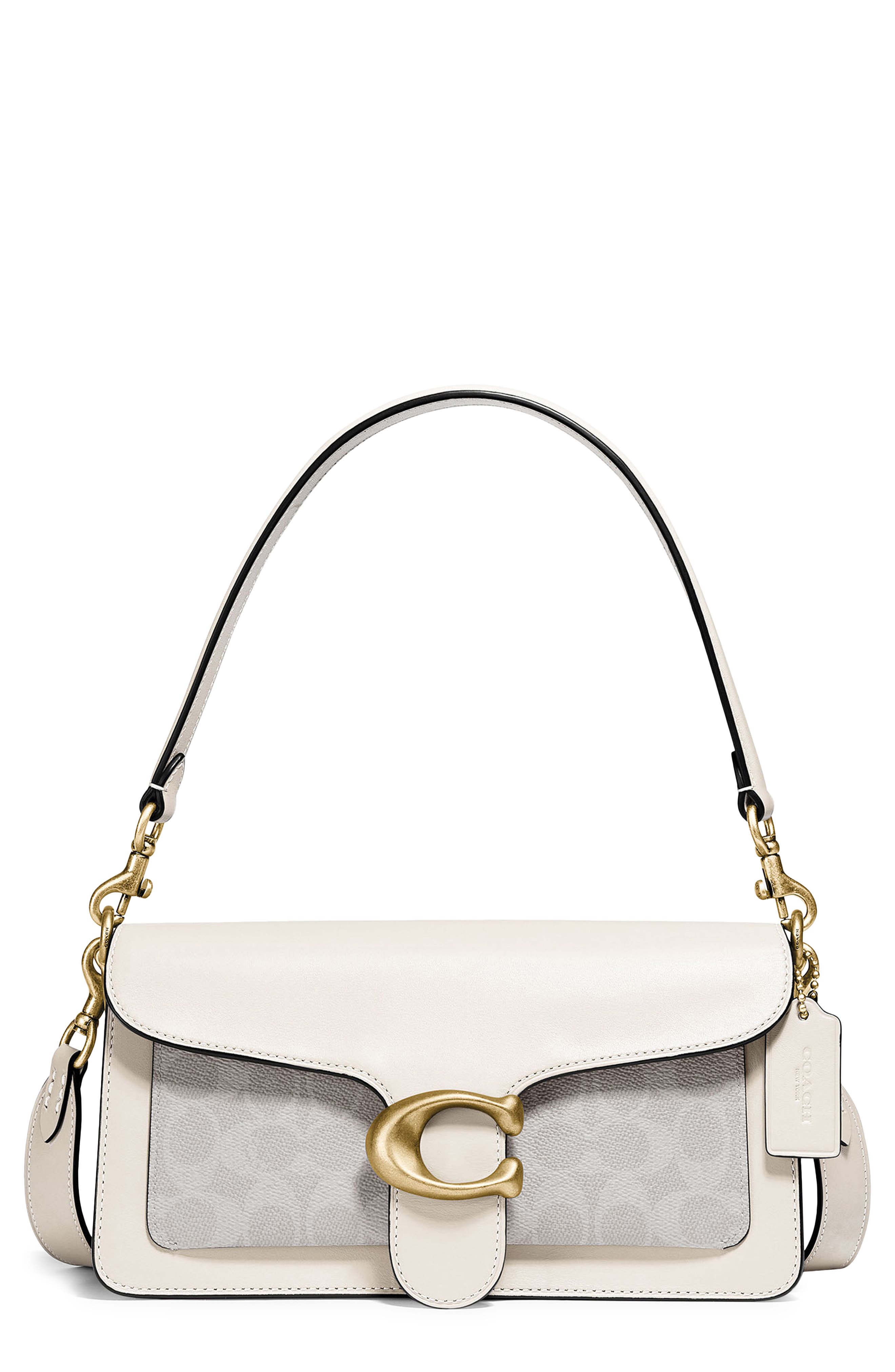 COACH Tabby Signature Coated Canvas & Leather Crossbody Bag, Main, color, 