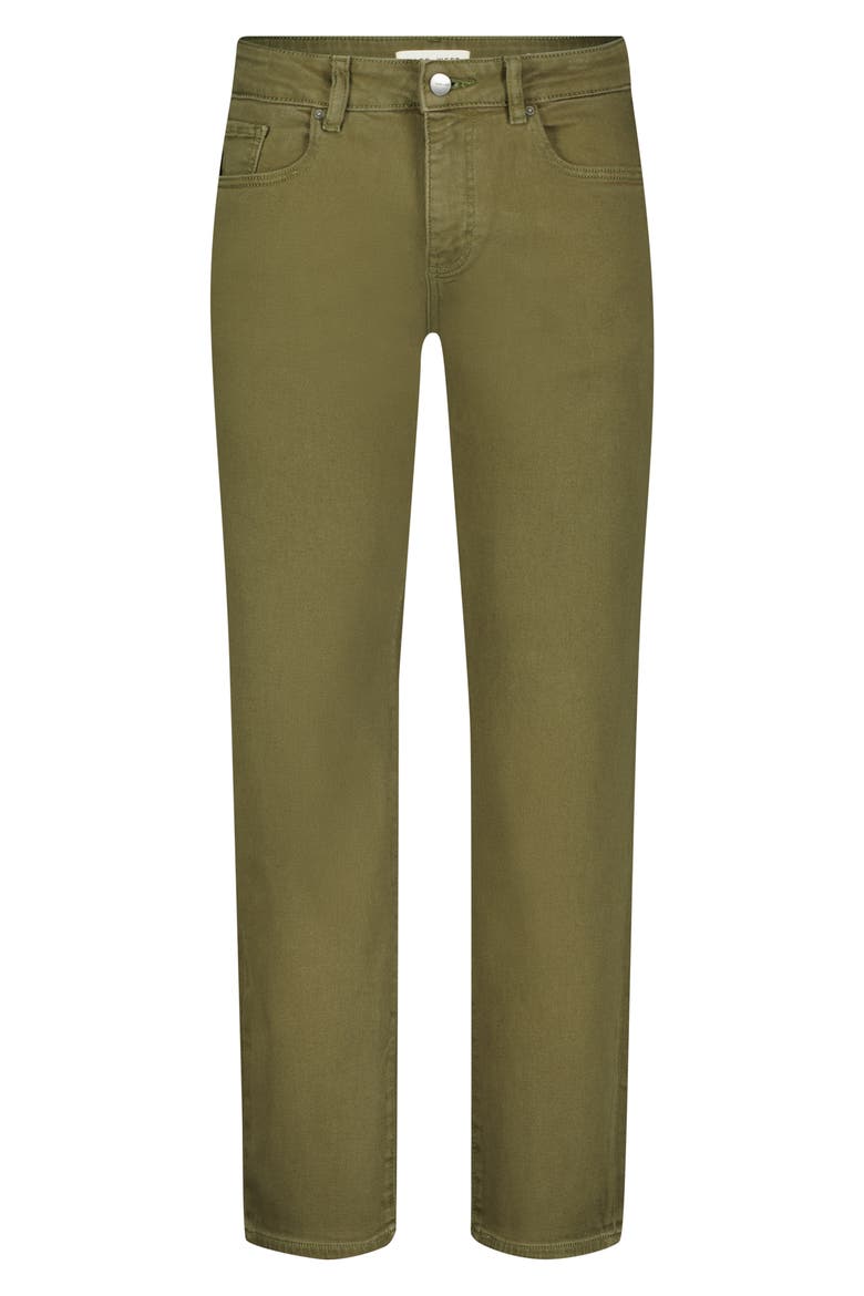 ORD Straight Fit Jeans, Alternate, color, MOSS GREEN