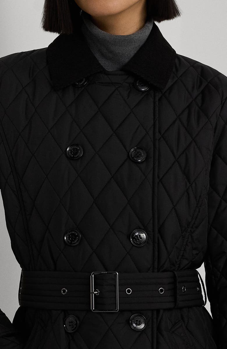 Lauren Ralph Lauren Quilted Trench, Alternate, color, 