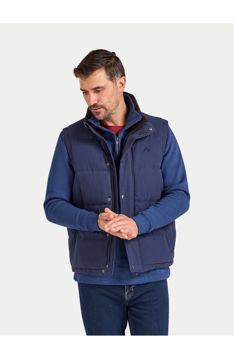 Raging Bull Classic Padded Gilet, Main, color, Navy