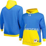 Mitchell & Ness Men's Mitchell & Ness Powder Blue/Gold Los Angeles Chargers Big & Tall Big Face Pullover Hoodie