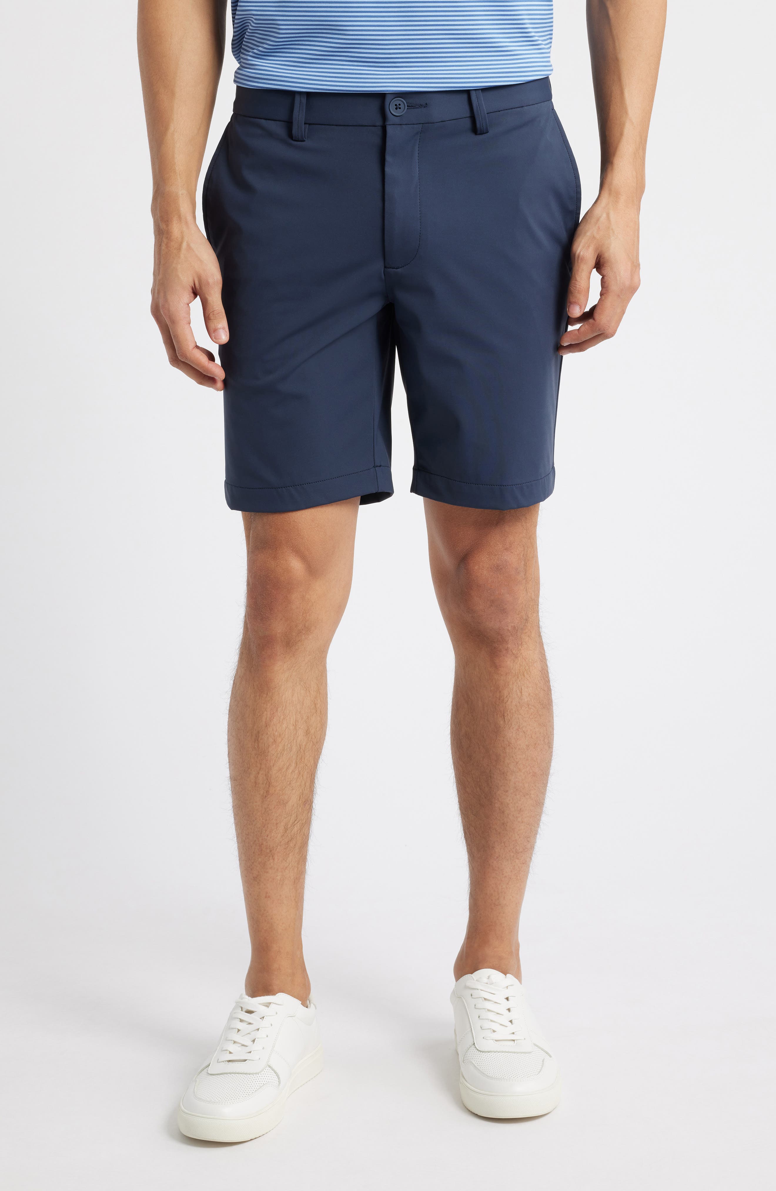 Sono Flat Front Stretch Chino Shorts - image 3