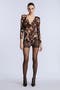selected Leopard Desert Palm Print