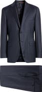 Canali Siena Regular Fit Navy Super 130s Wool Suit
