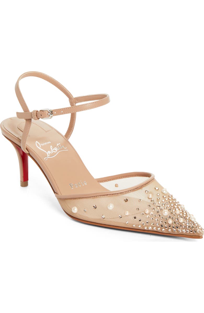 Christian Louboutin Miss Z Riviera Pump, Main, color, Blush/ Blush