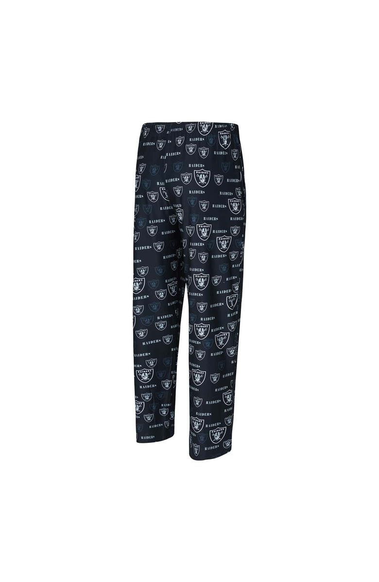 CONCEPTS SPORT Men
s Concepts Sport Black Las Vegas Raiders Mosaic All Over Print Pants, Alternate, color,
