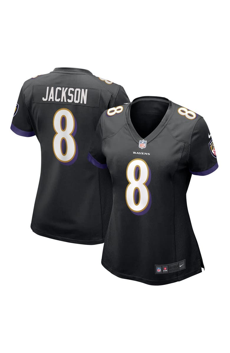 Nike Women's Nike Lamar Jackson Black Baltimore Ravens Alternate Game Jersey, Alternate, color, Black