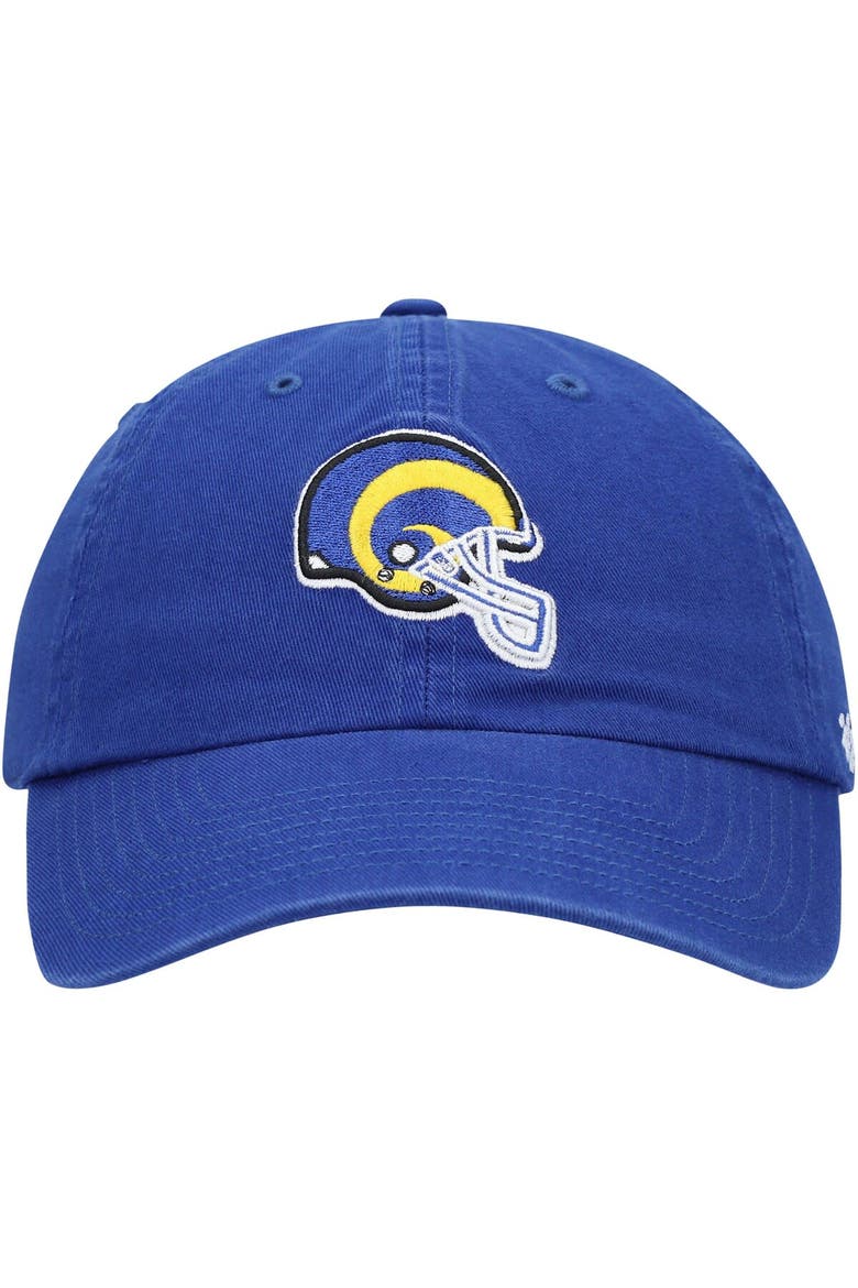 Men's '47 Royal Los Angeles Rams Clean Up Legacy Adjustable Hat, Alternate, color, Royal