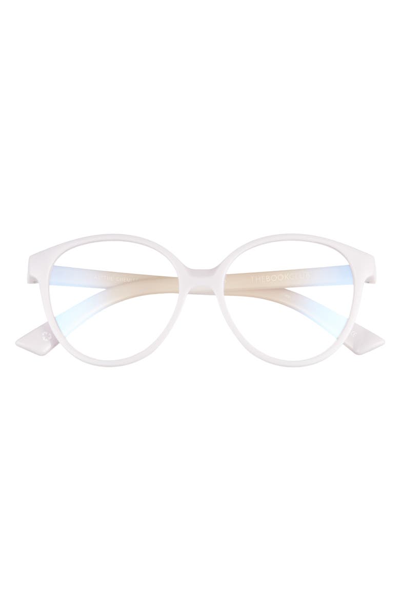 Al the Chemist 52mm Blue Light Blocking Reading Glasses, Alternate, color, LILAC
