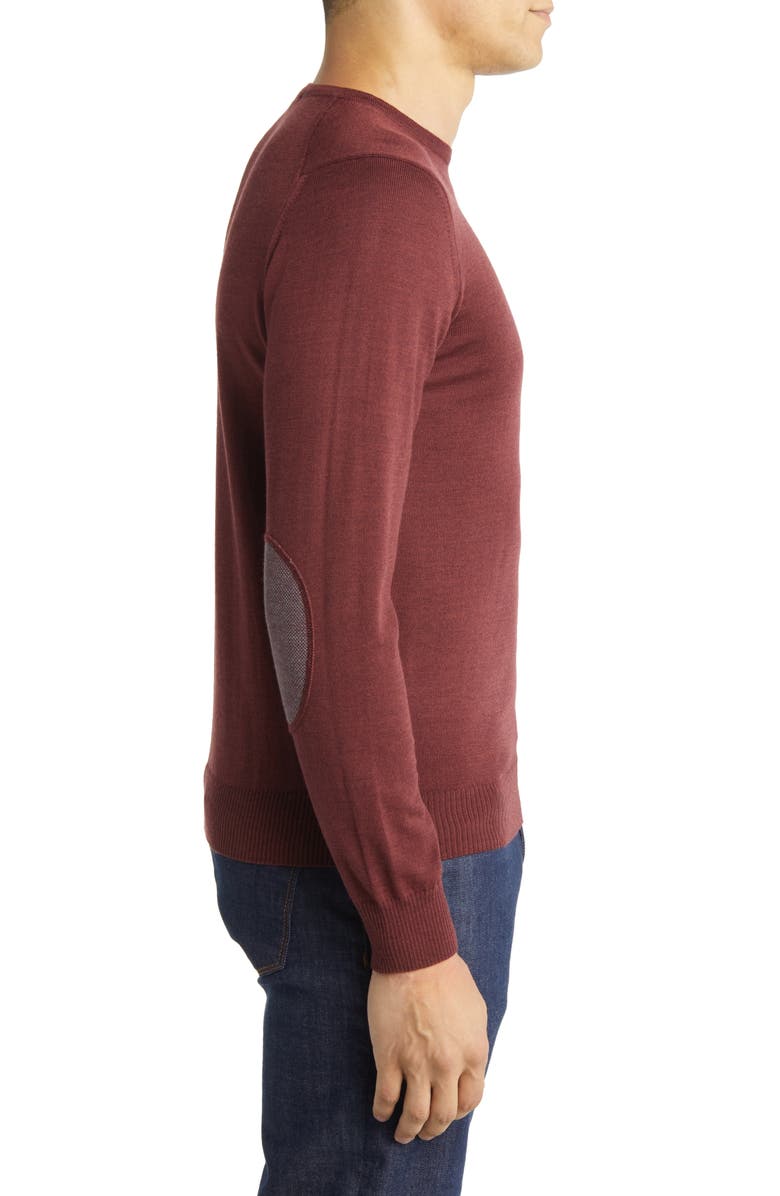 Emanuel Berg Fine Gauge Merino Wool Crewneck Sweater, Alternate, color, 