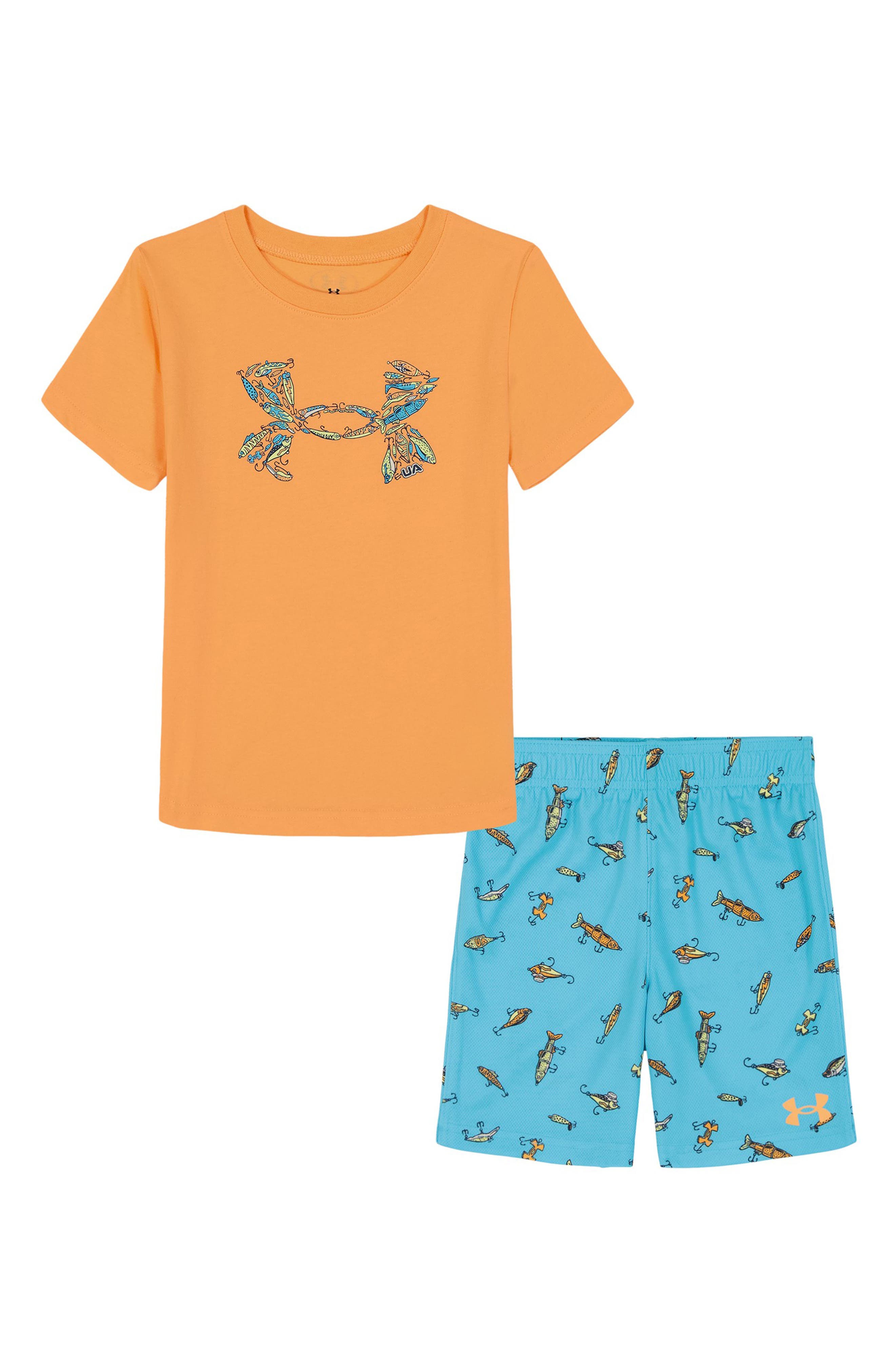Under Armour Kids' Lure Logo Graphic T-Shirt & Shorts Set