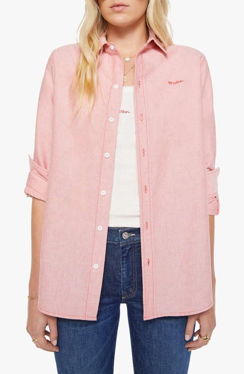 The Bestie Cotton Button-Up Shirt