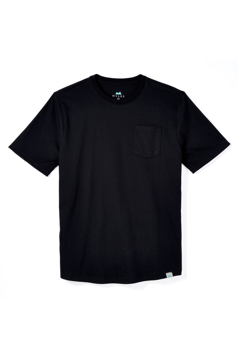 Everyday Tee with Pocket, Main, color, Black