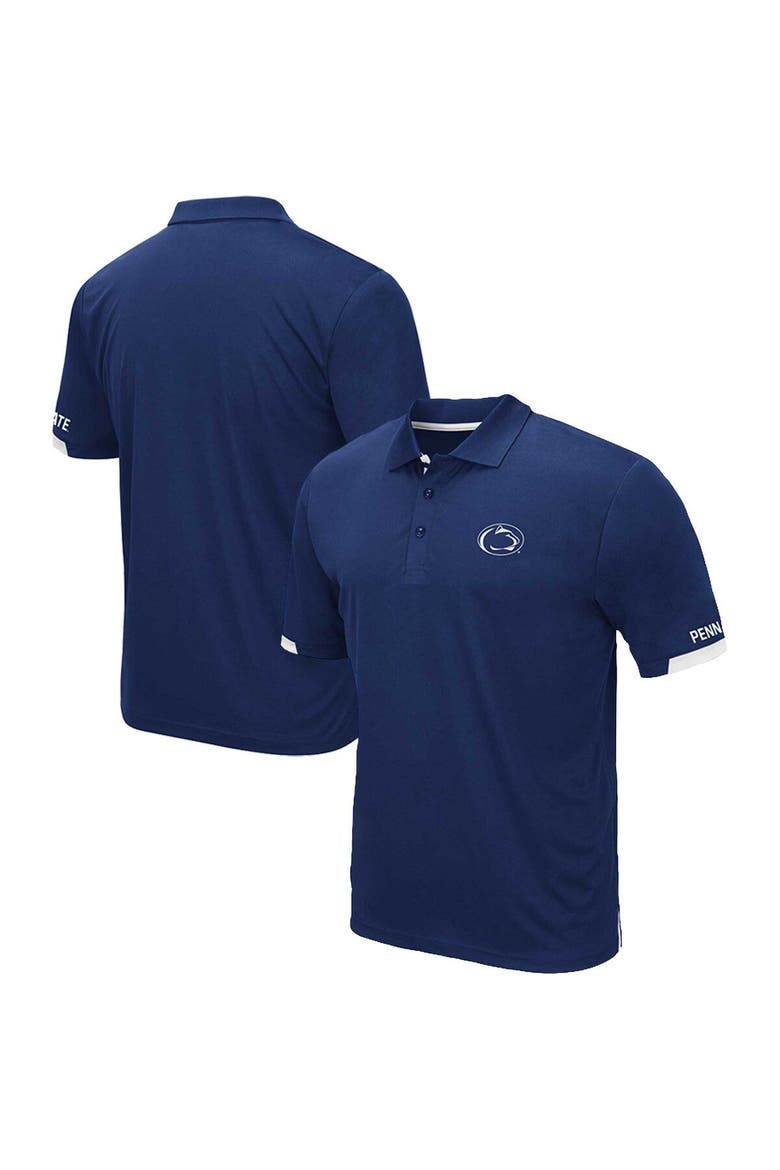 Men's Colosseum Navy Penn State Nittany Lions Big & Tall Santry Polo, Main, color, Navy