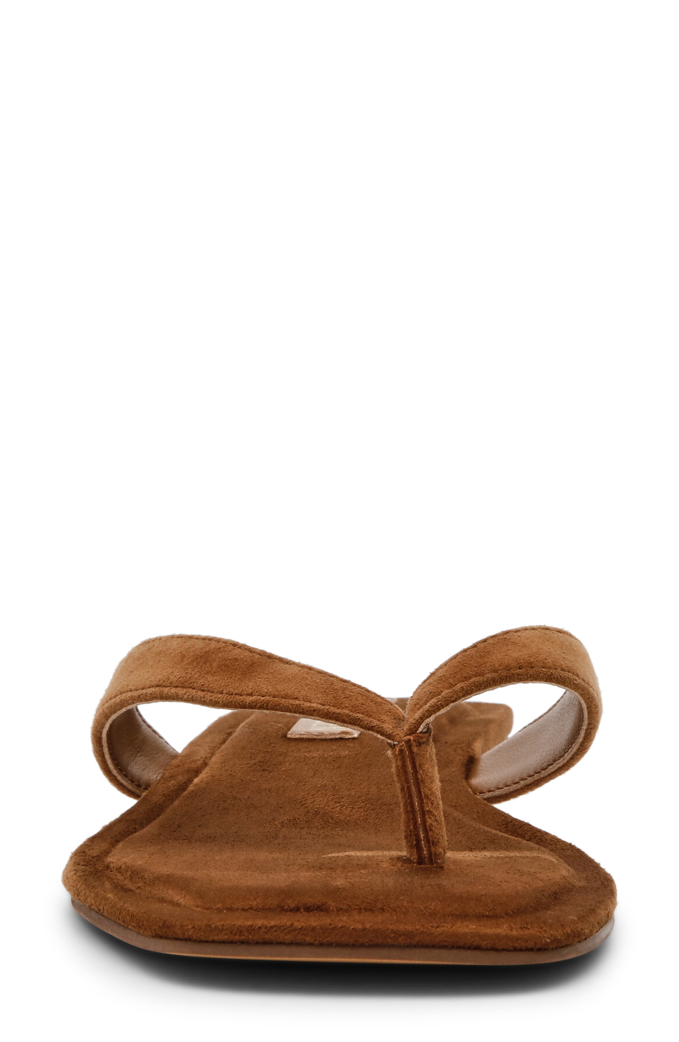 Trella Flip Flop, Alternate, color, CHESTNUT SUEDE