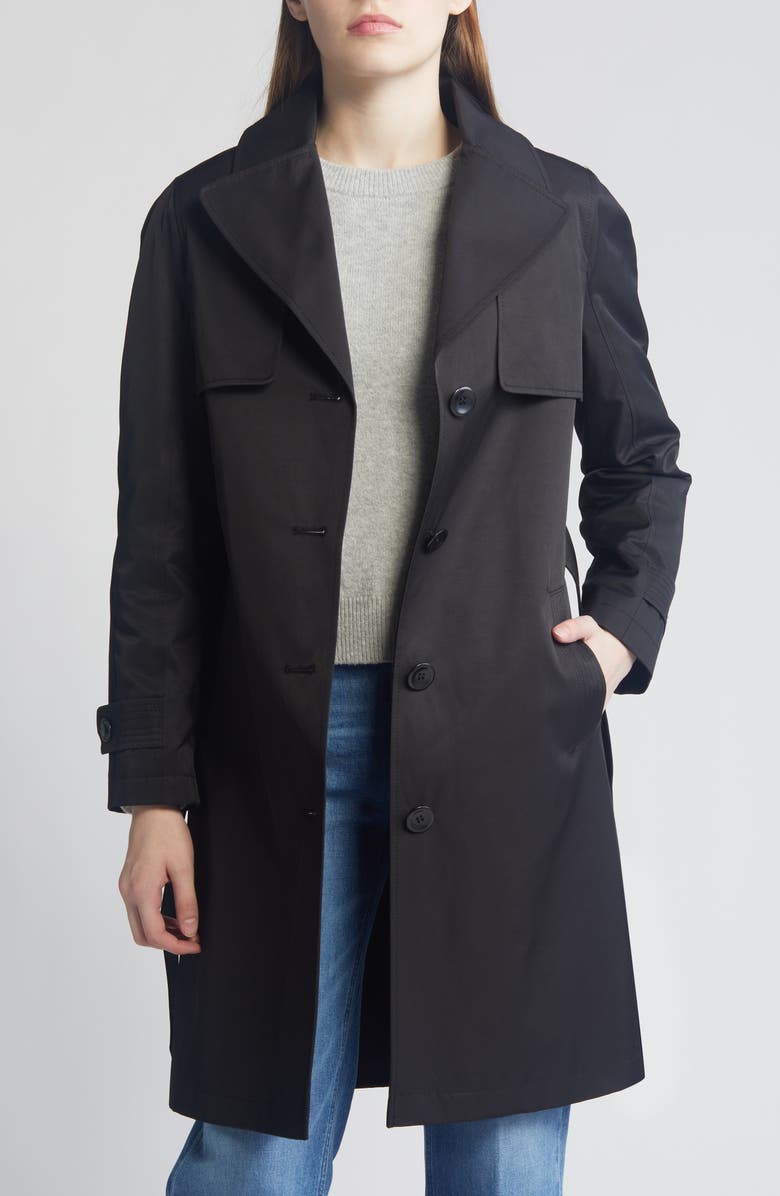 Via Spiga Water Repellent Cotton Blend Trench Coat, Alternate, color, 