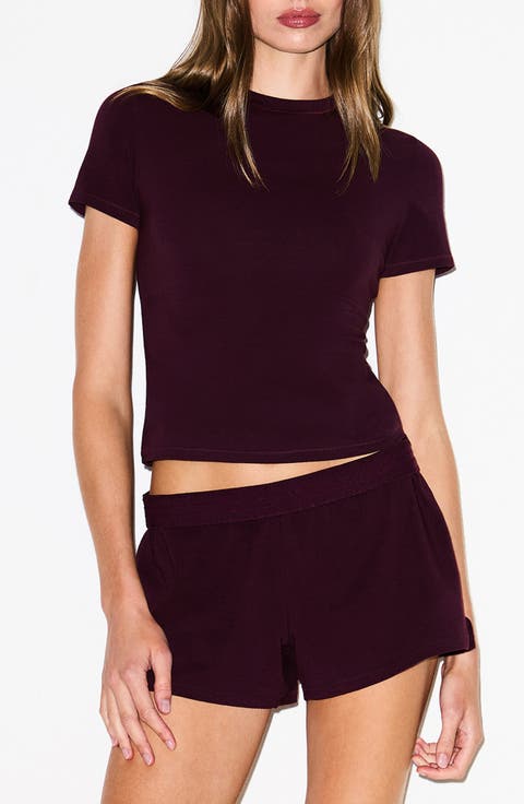 Stretch Cotton Jersey T-Shirt (Regular & Plus)