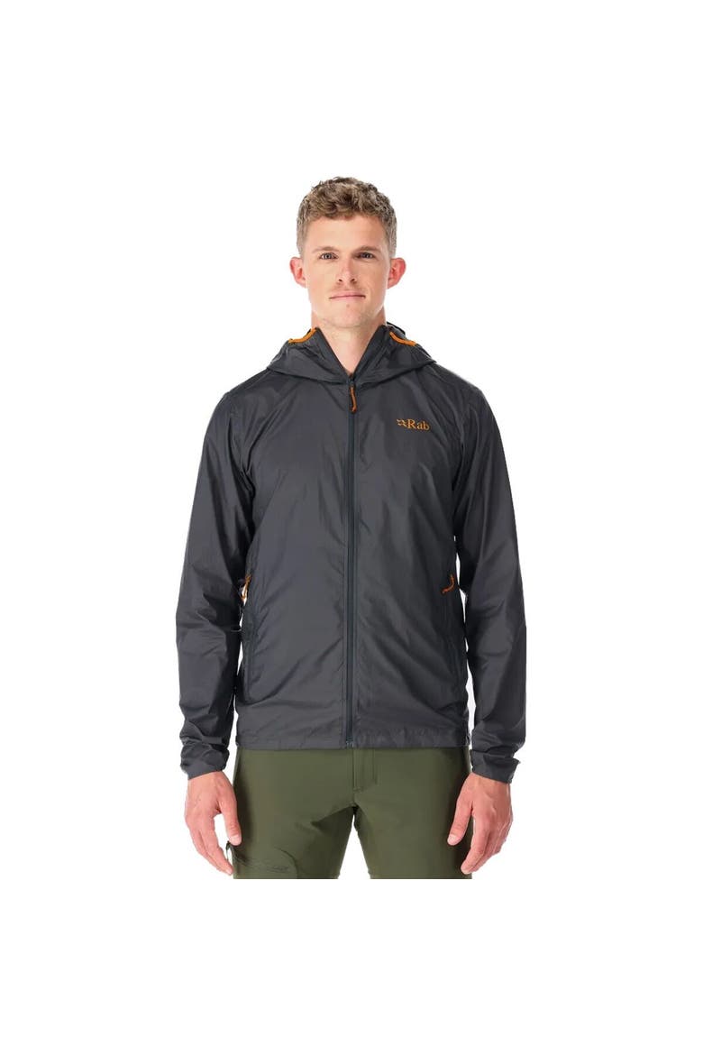 Vital Windshell Hooded Jacket - Men's, Alternate, color, Graphene (Marmalade)
