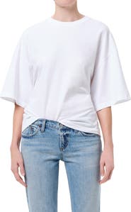 AGOLDE Theo Drape Back Top