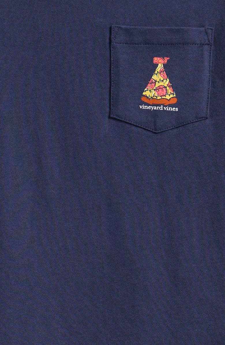 vineyard vines Kids' Merry Crustmas Cotton Graphic T-Shirt, Alternate, color, Nautical Navy