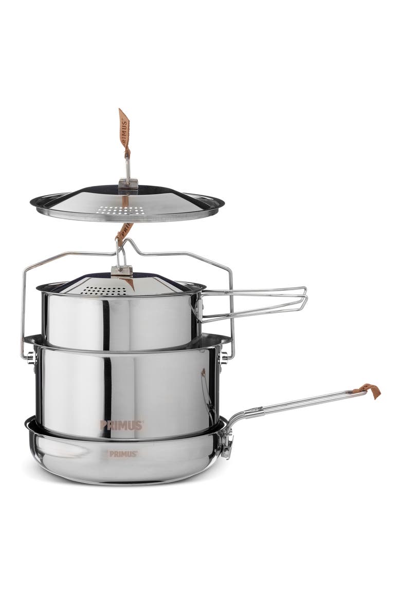 Campfire 5-Piece Stainless Steel Large Cookware Set, Main, color, STAINLESS