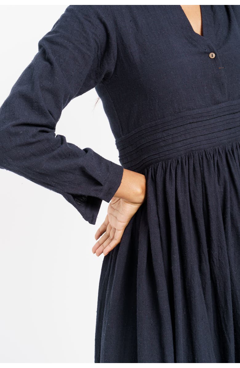 World of Crow Fit and flare midi dress, Alternate, color, 