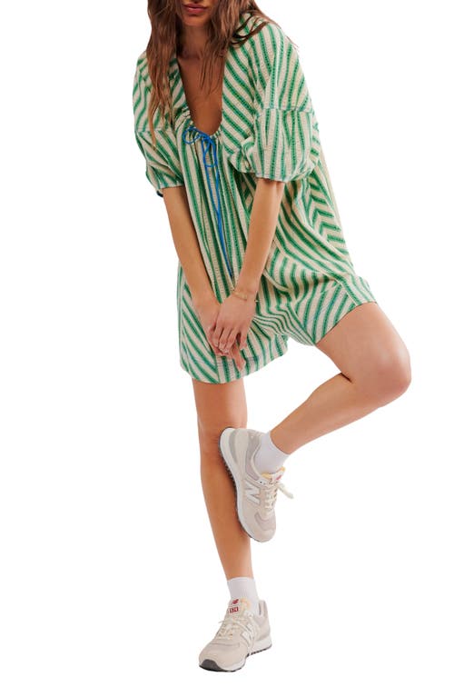 FREE PEOPLE FREE PEOPLE BOP AROUND STRIPE ROMPER
