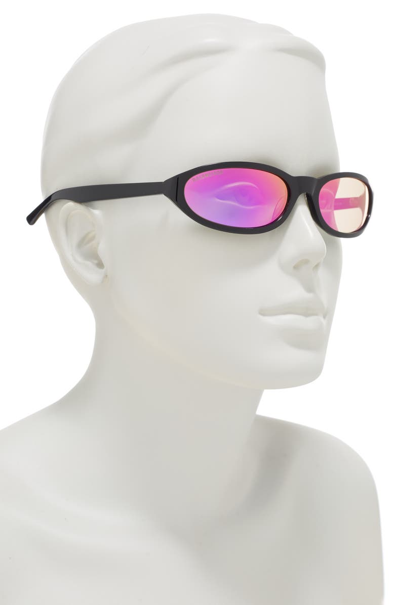Balenciaga 59mm Oval Sunglasses, Alternate, color,