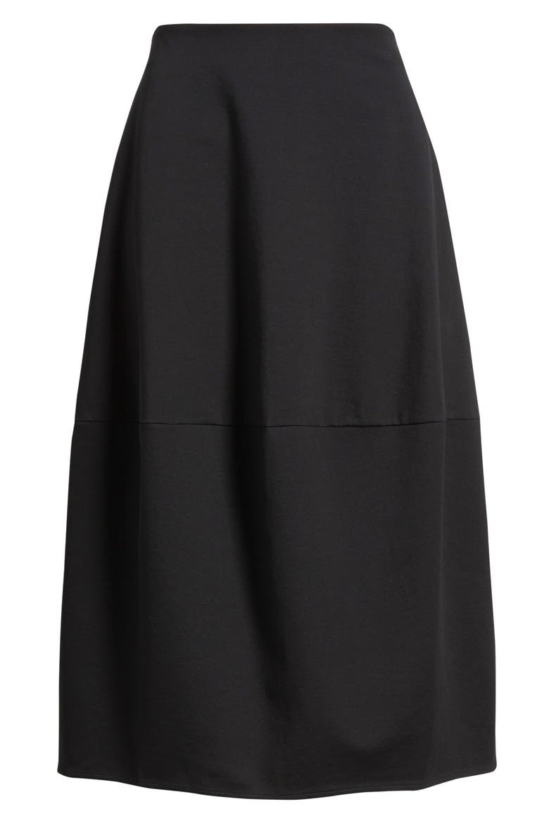 Kalle Midi Skirt, Alternate, color, BLACK DARK