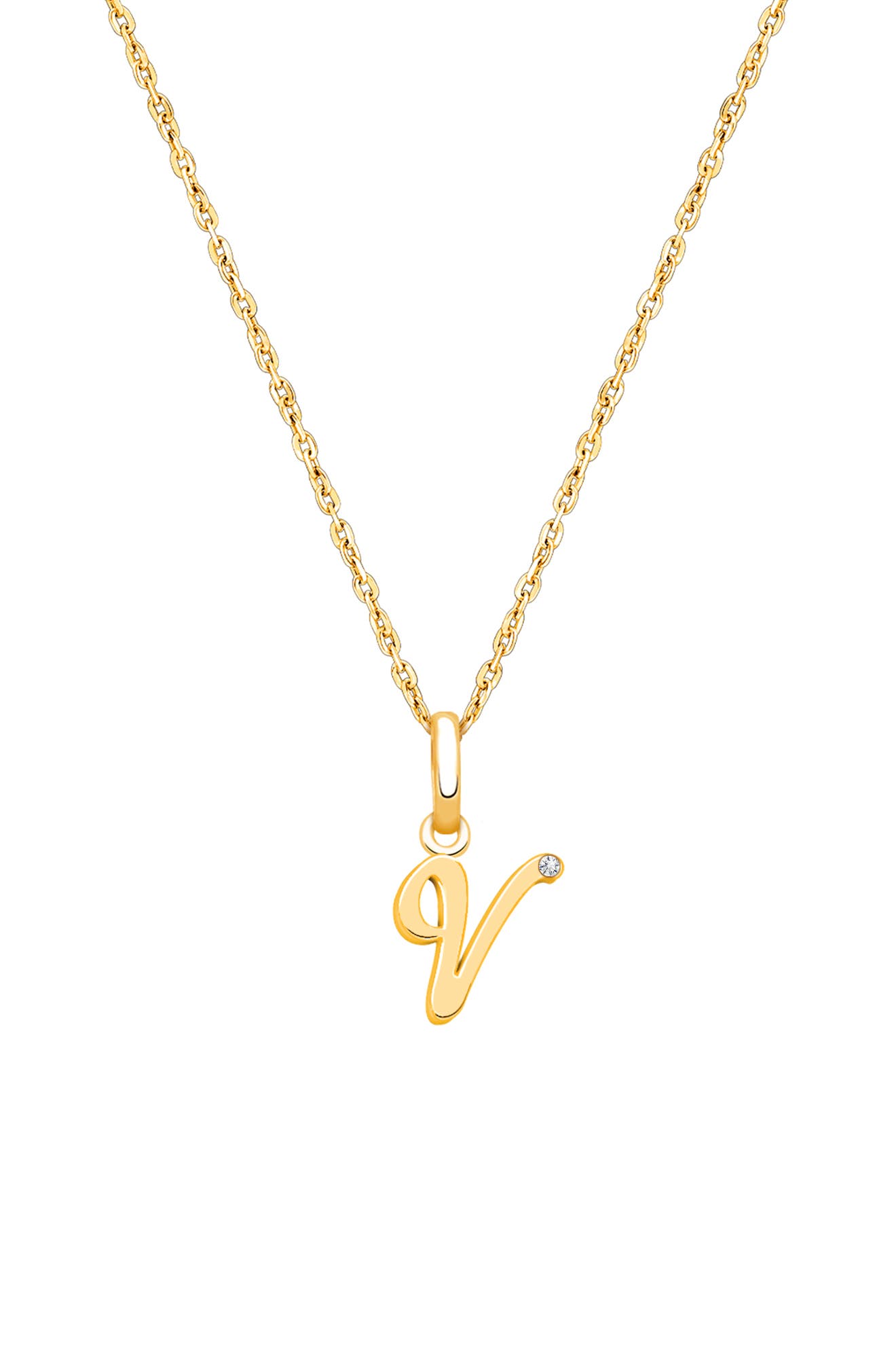 14K Gold - V