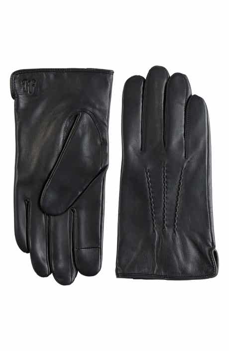 Cashmere Lined Tech Leather Gloves