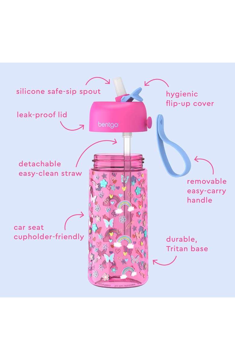 BENTGO Kids' Tritan Water Bottle, Alternate, color, Pink