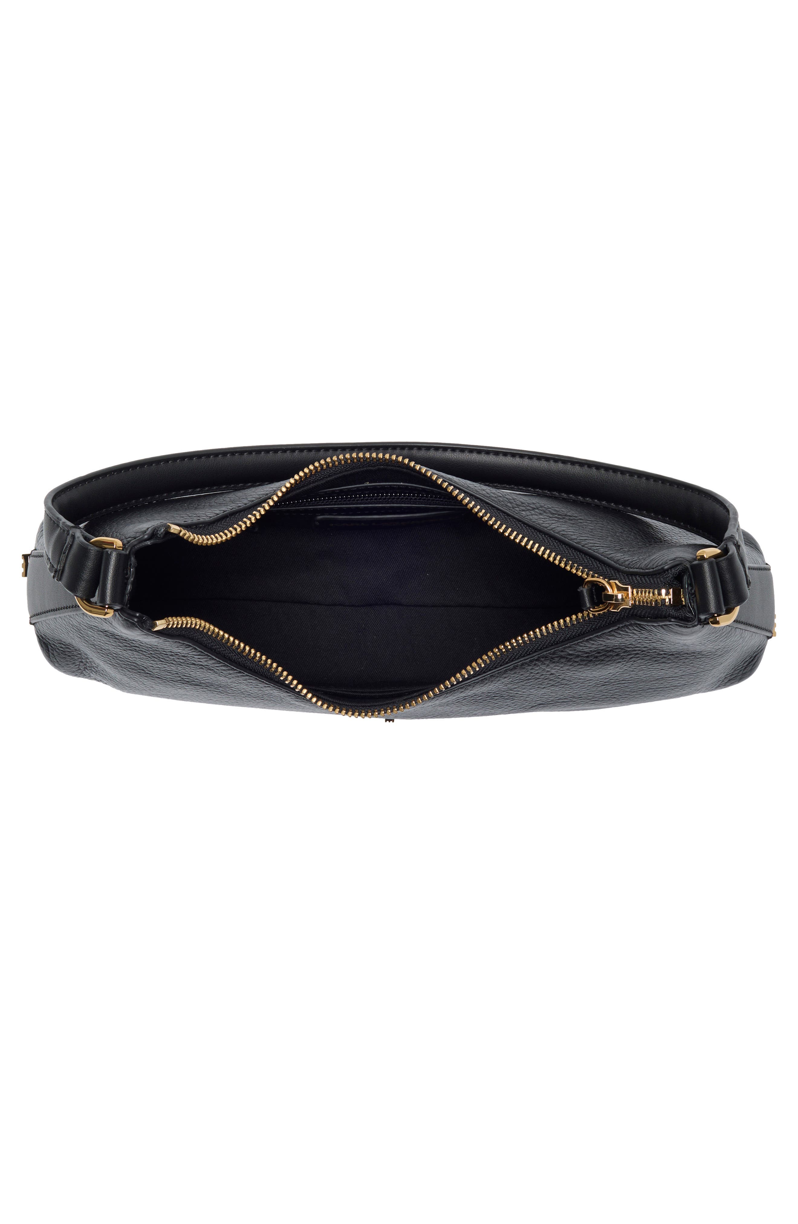 Arielle Shoulder Bag, Alternate, color, BLACK/ GOLD