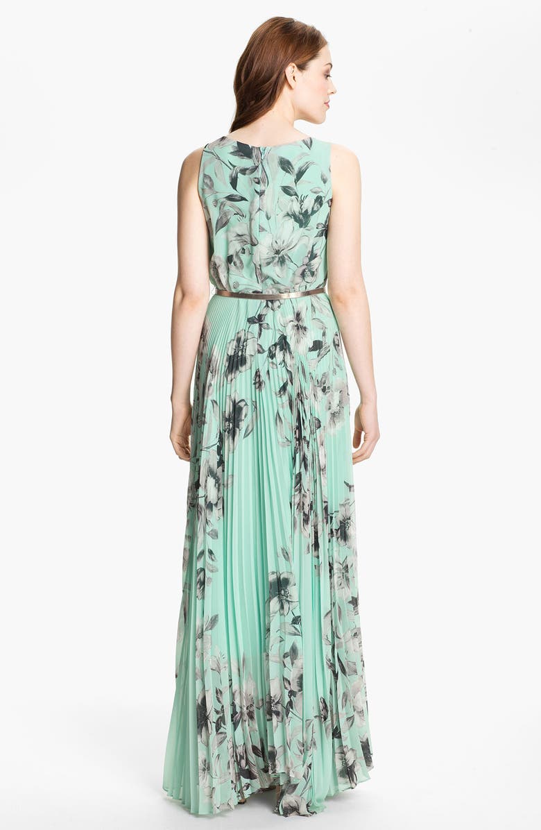 Eliza J Print Chiffon Maxi Dress, Alternate, color, 