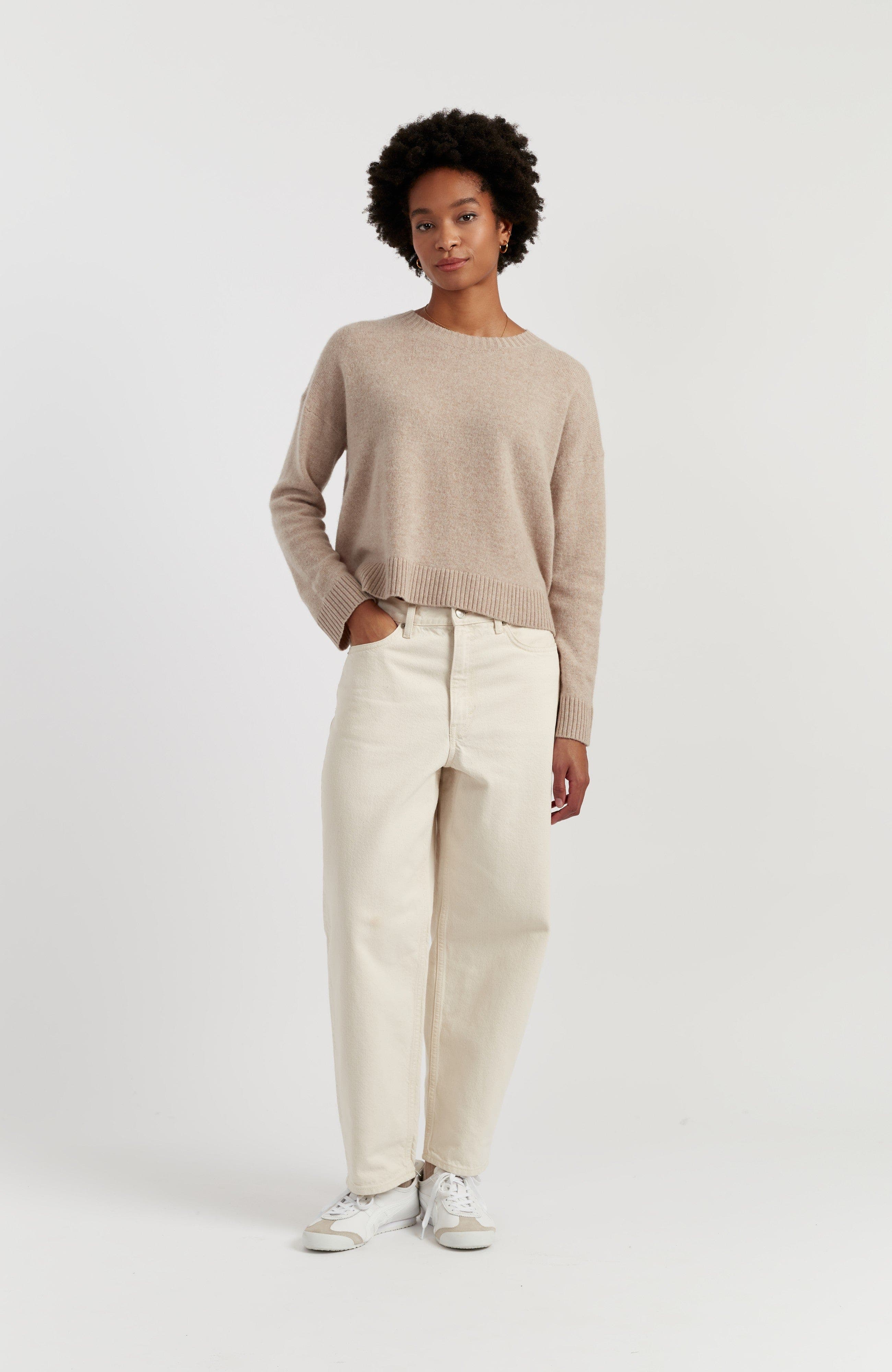 Lightweight Wool-Cashmere Relaxed Sweater - image 4